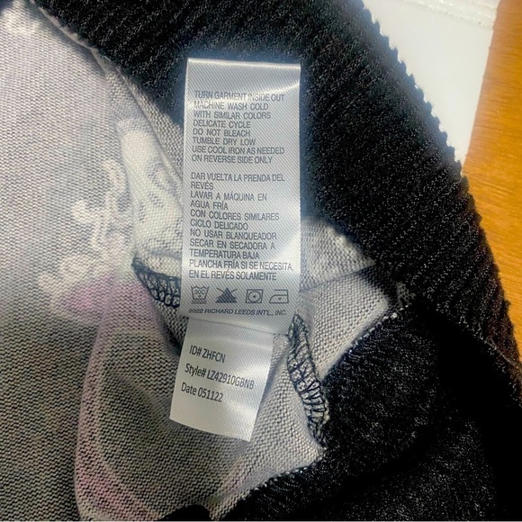 Tim Burton's Disney The Nightmare before Christmas, sweater dress sleepwear S - Picture 7 of 8